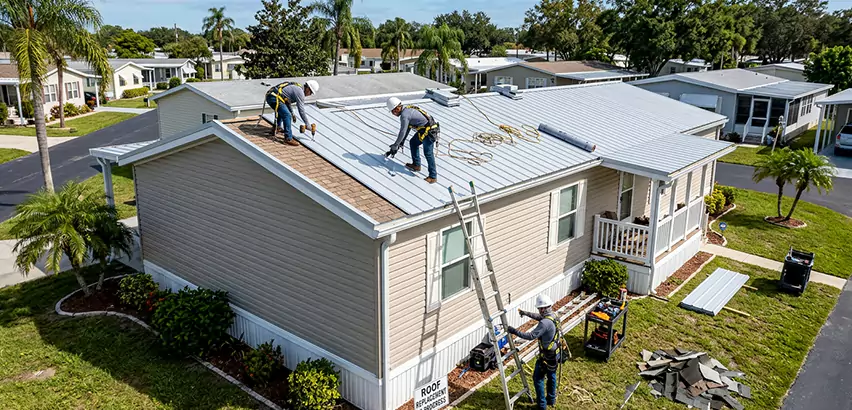 Mobile Home Metal Roof Replacement in Camp Pendleton