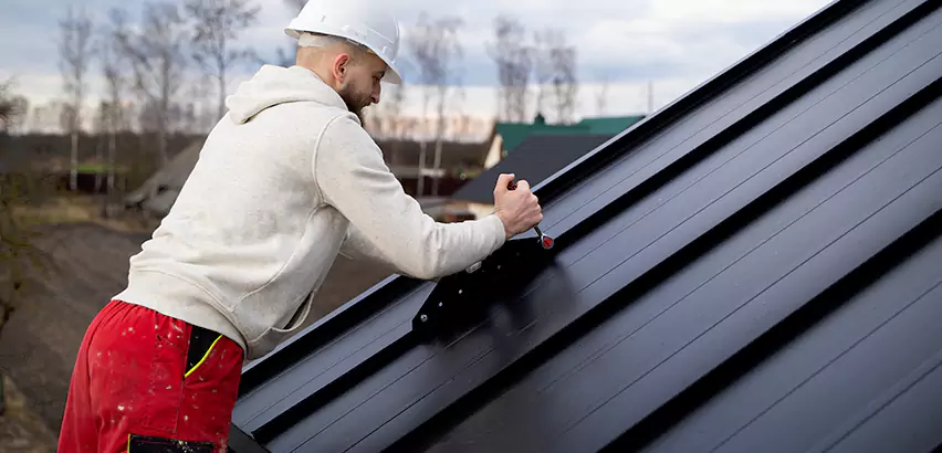 Tin Roof Ridge Cap Installation in Camp Pendleton